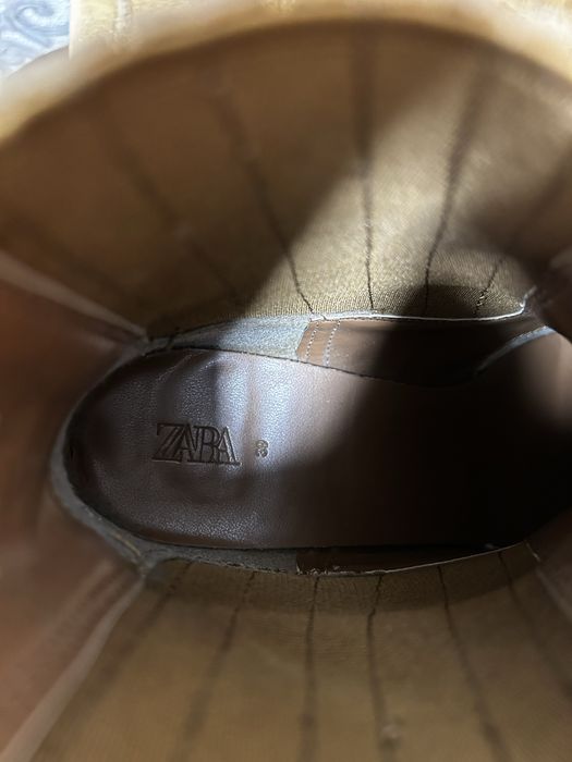 Черевики Zara шкіряні