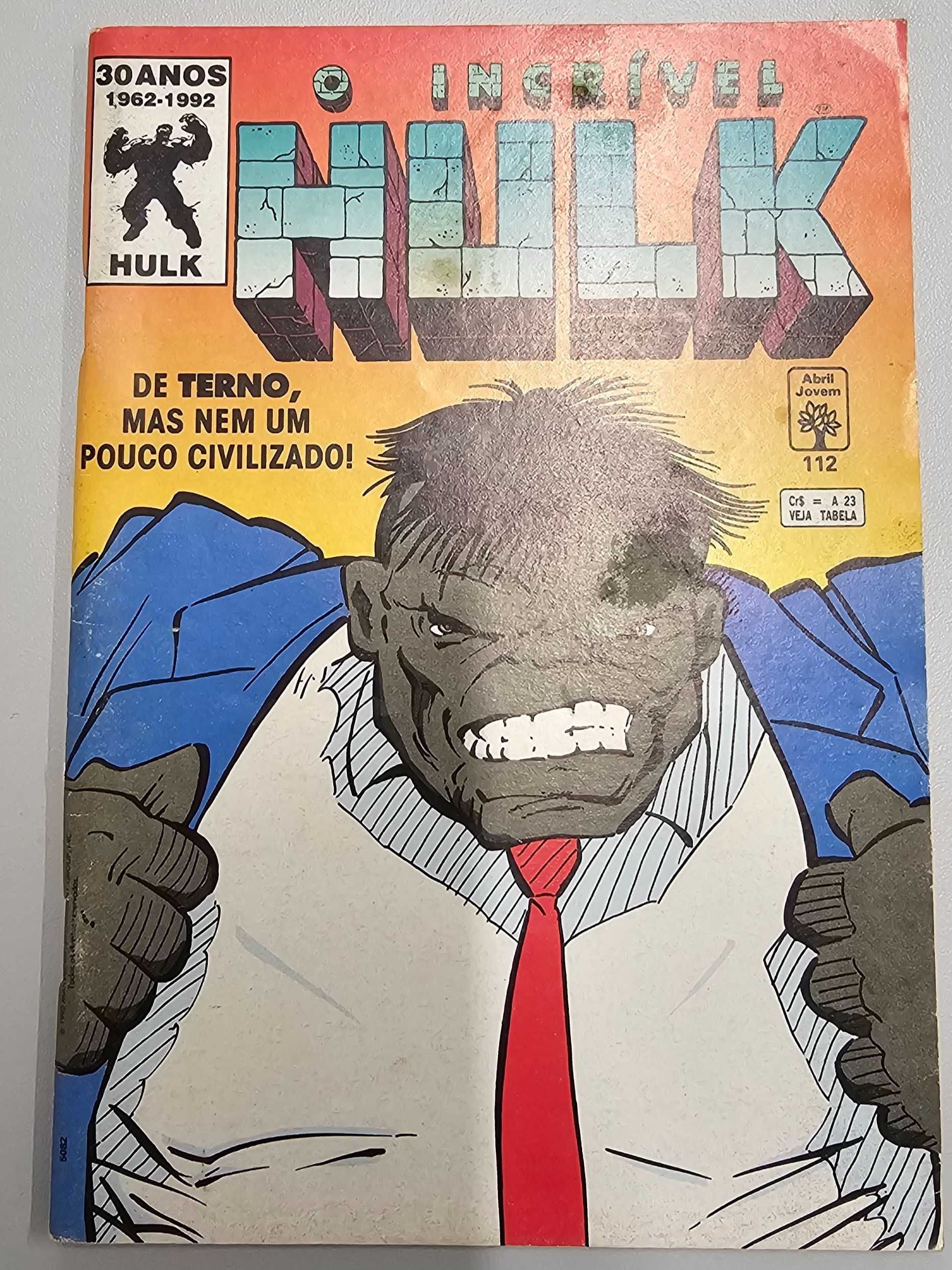 Revista O Incrivel Hulk, Abril, Gibis