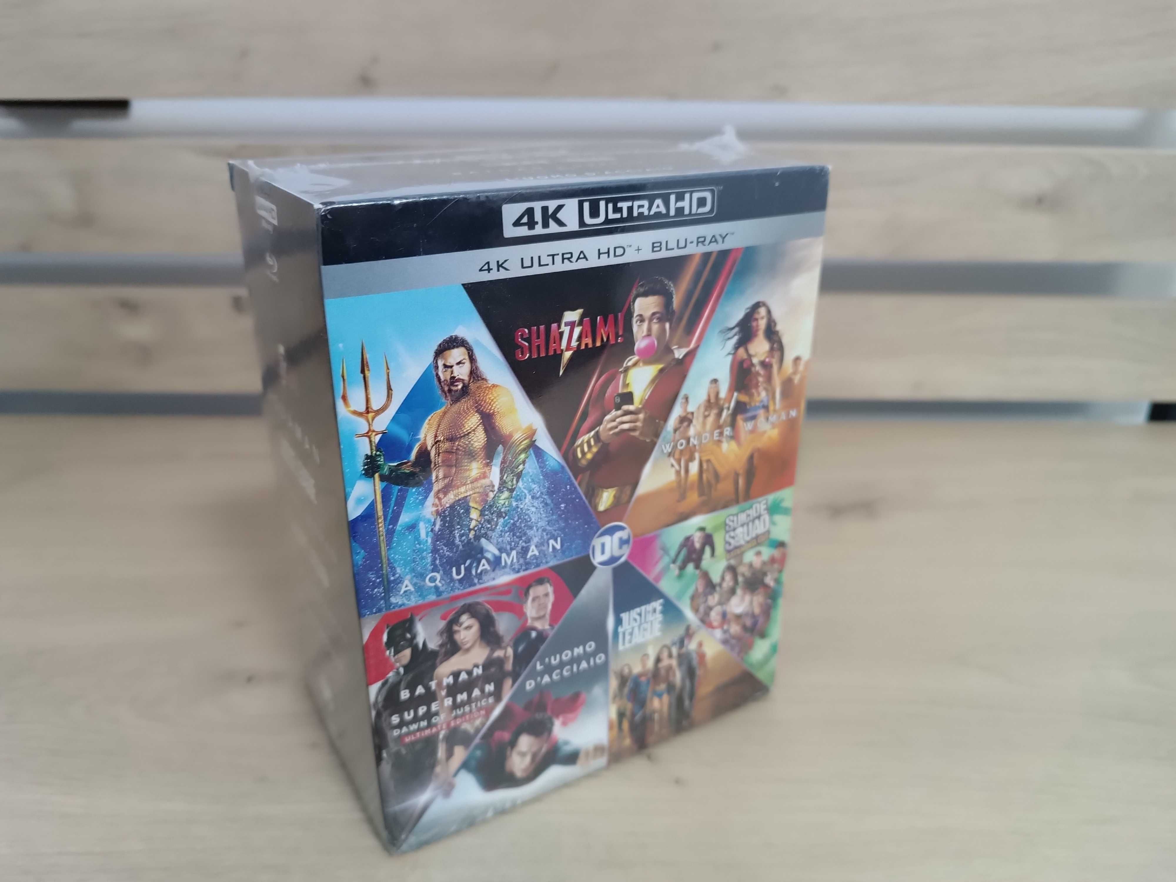 DC KolekcjonerskiE WYDANIE Blu-Ray Ultra HD 4K Zestaw filmów DC