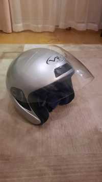 Kask motocyklowy dziecięcy z owiewką 55 - 56 cm rozm. S