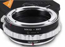 Adapter Nikon Nikkor też G na Micro 4/3 K&F Concept