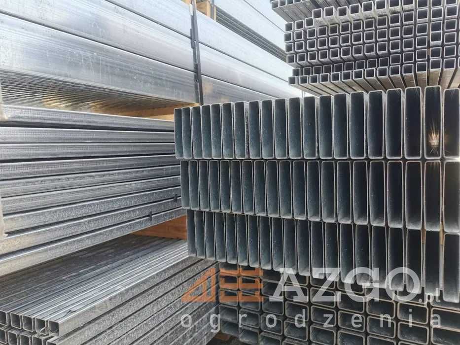 Profil aluminowy sztacheta lamel malowana 100x20x2 10x2 8x2 80x20 Alu