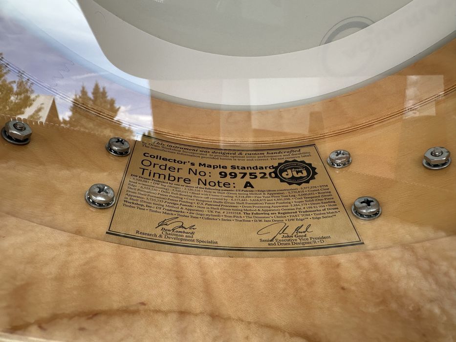 Werbel Dw Collectors Maple 14”x6”