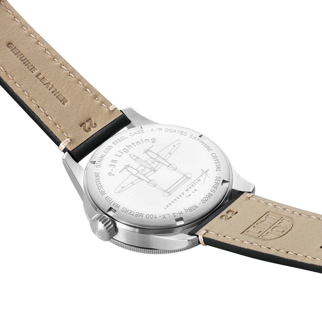 Годинник LUMINOX Air Pilot XA.9527 Lightning P-38 GMT 42 mm. 100 MT.
