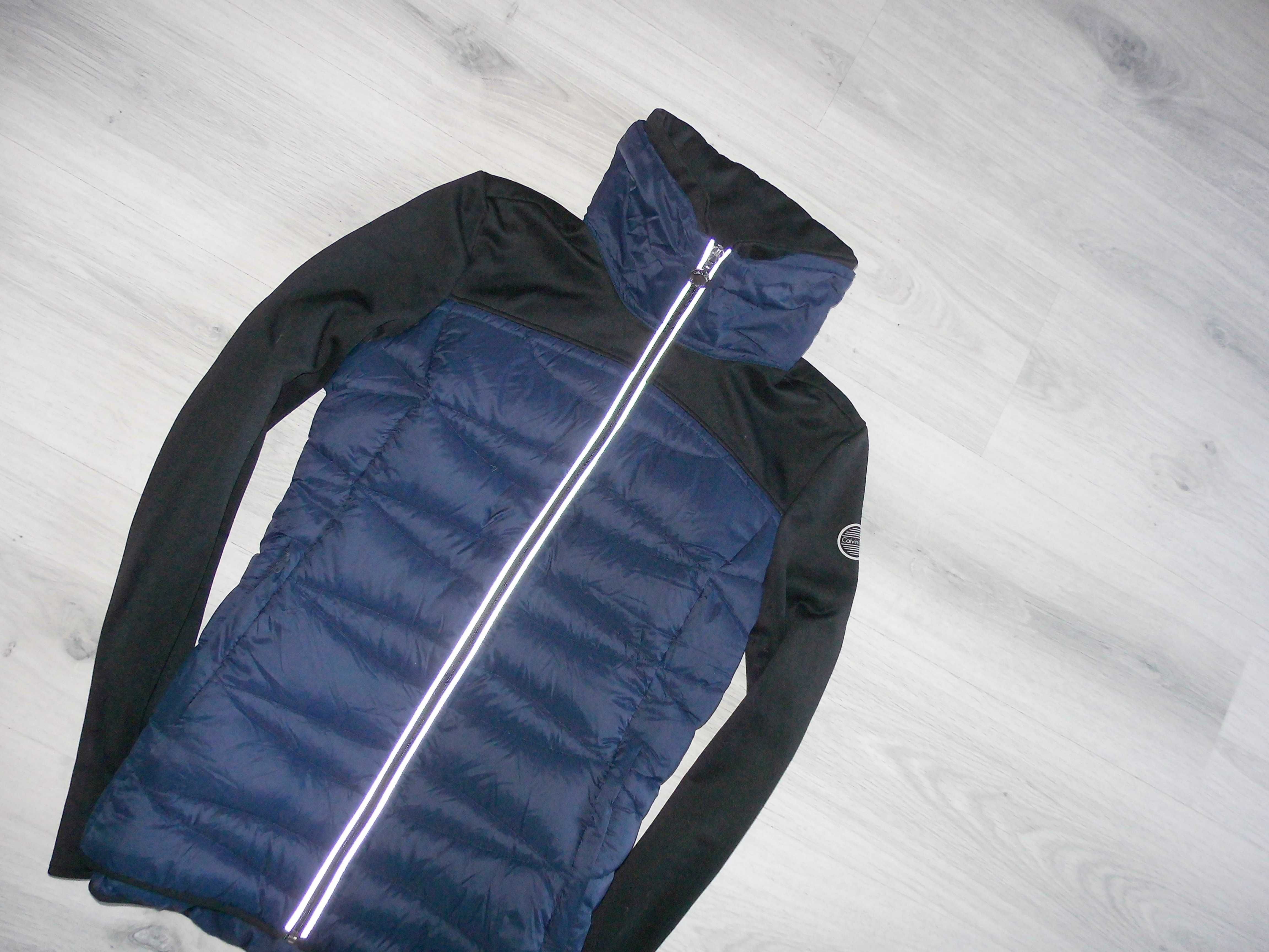Calvin Klein Original Hybrid Jkt Damska Kurtka Puchowa Hybrydowa L