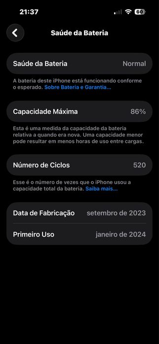 Vendo iphone 15 128 gb com fatura e garantia
