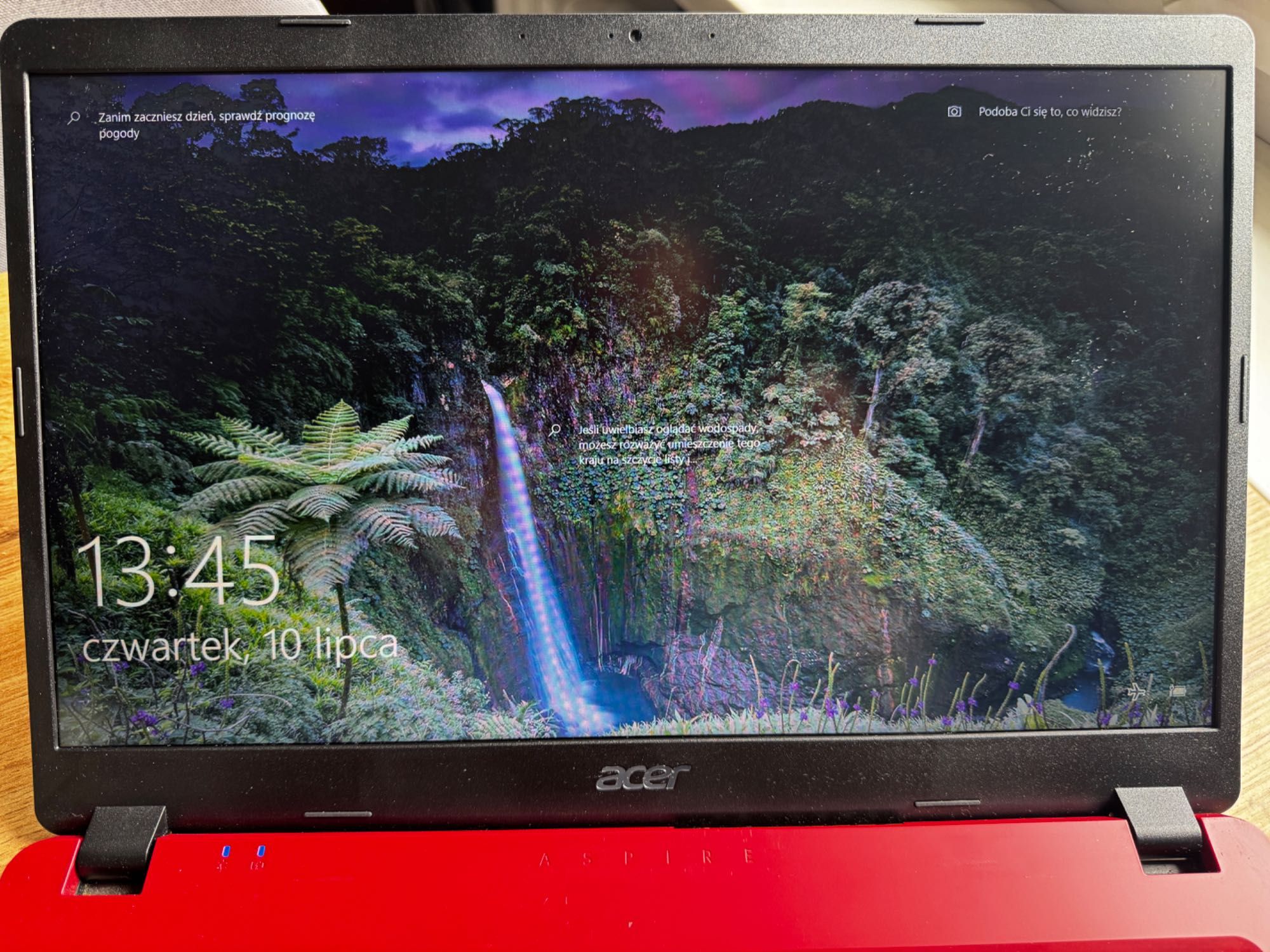 Laptop ACER Aspire 3 N19C1 czerwony, i3, 8G RAM, 240G SSD