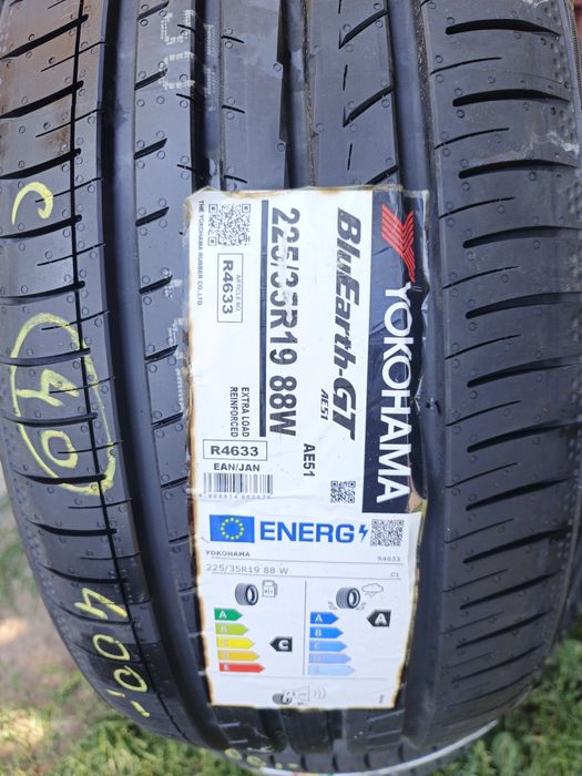 (C) Nowe opony letnie 225/35/19 Yokohama 4 sztuki 24r