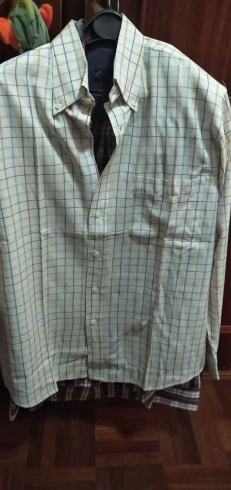 Camisas de algodão M/L