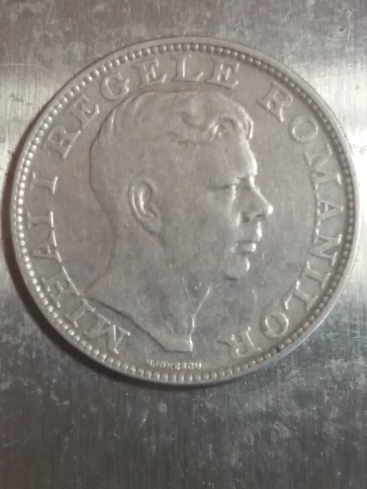 Серебренная монета 200 леев 1942г. Румыния