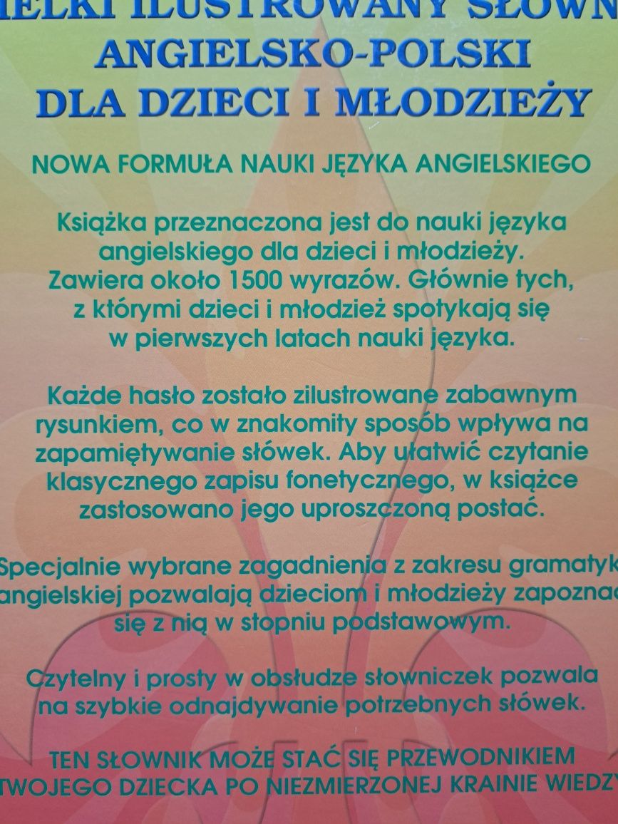 Wielki ilustrowany Słownik angielsko polski dla dzieci i młodzieży