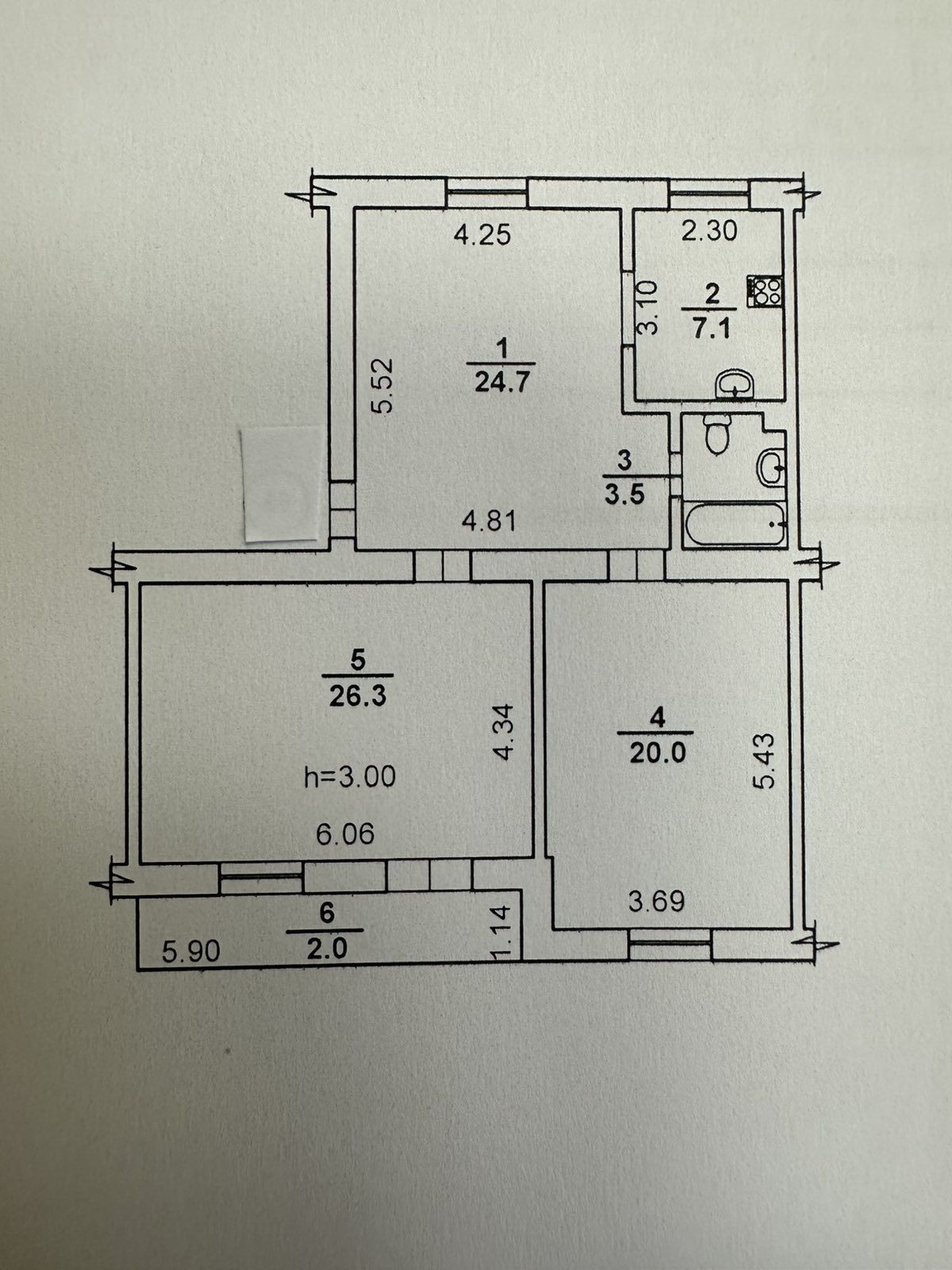 Продам 3х к. кв. сталинку, с гаражом, ул. Декабристов, городок Сказка