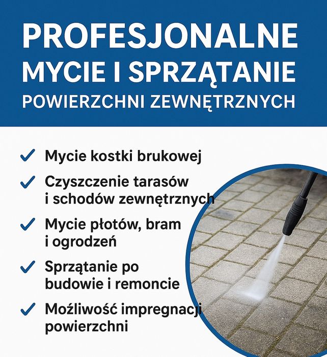 Mycie ciśnieniowe
