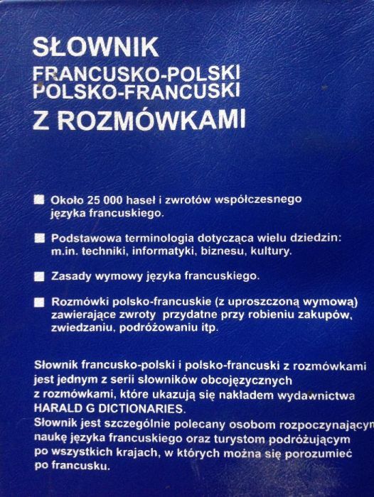 Słownik z rozmówkami. franscusko-polski/polsko-francuski