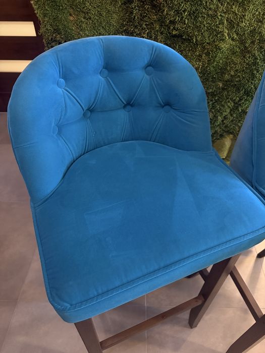 Sprzedam 2 krzesła fotele hokery barowe glamour