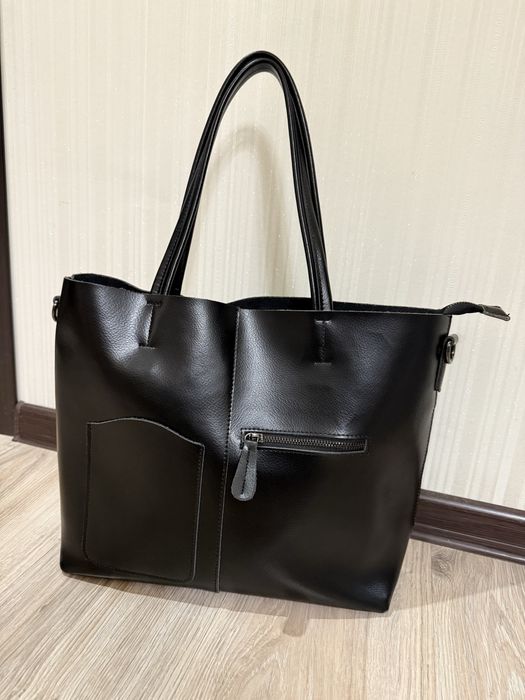 Сумка-шопер натуральна шкіра