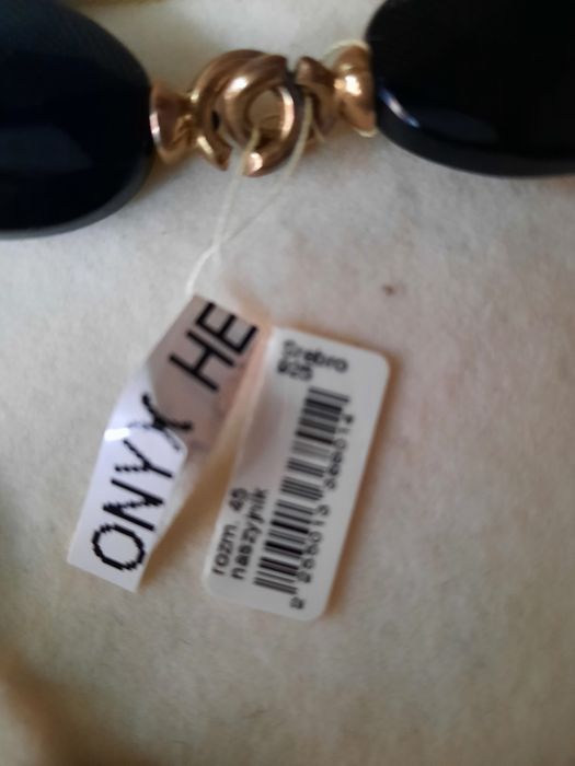 Apart naszyjnik bransoletka kolczyki onyx hematyt srebro