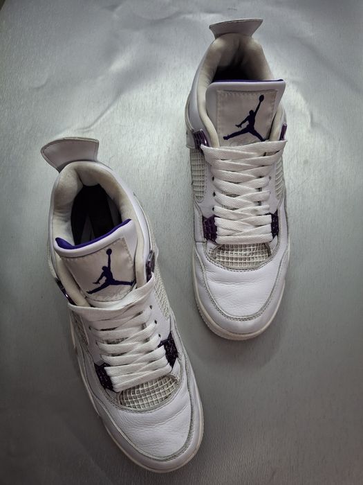 Кроссовки Nike Air Jordan 4 Retro "Purple Metallic