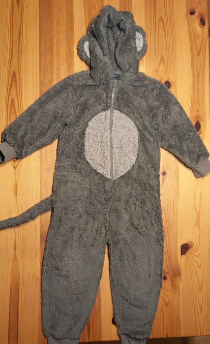 Ciepła polarowa piżama lub przebranie małpka 110