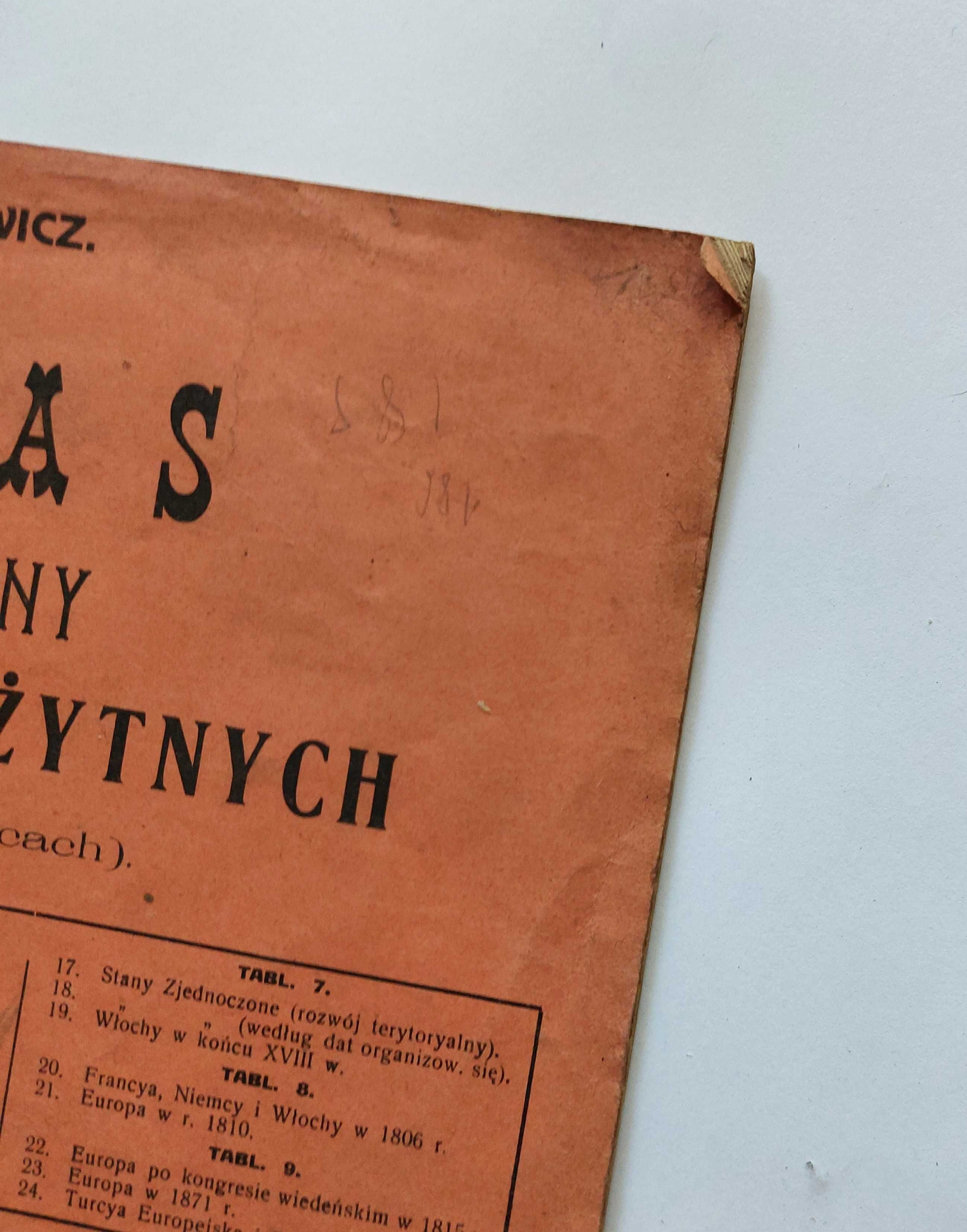 Atlas Historyczny Czasów Nowożytnych J. M. Bazewicz ok.1919