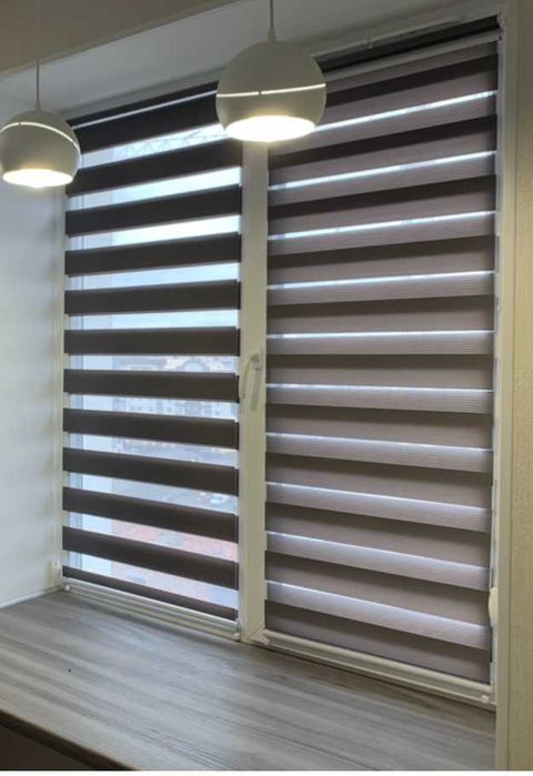 День ночь ролеты , ролеты из ткани под заказ размеры  зебра