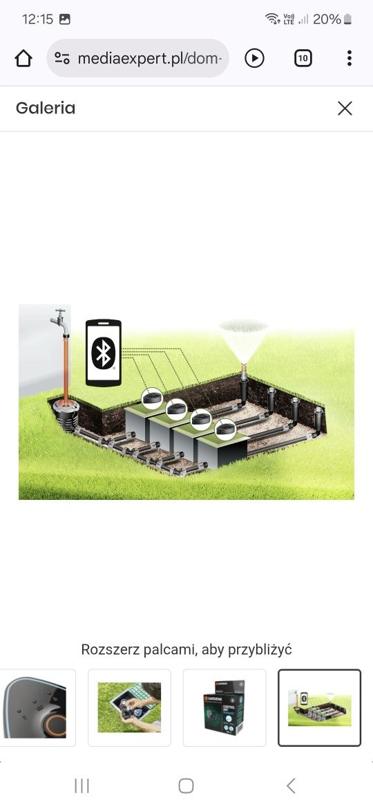 Gardena element sterujący 9v, Jak Nowe z baterią, 14 sztuk