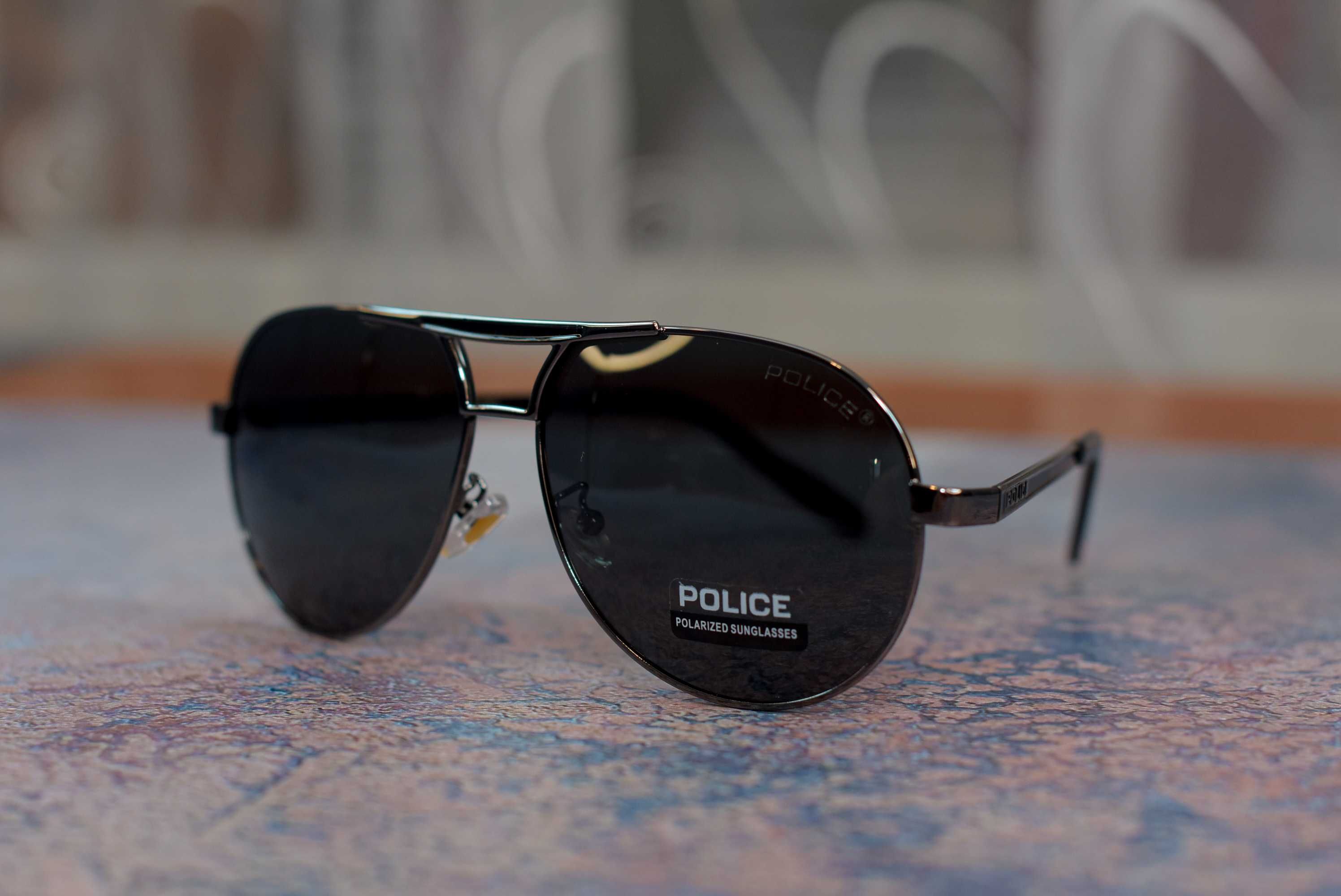 Мужские женские очки капля Police поляризация металлические