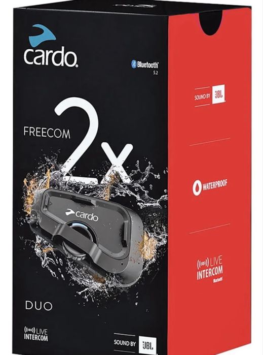 Cardo Freecom 2X Headset Duo Pack