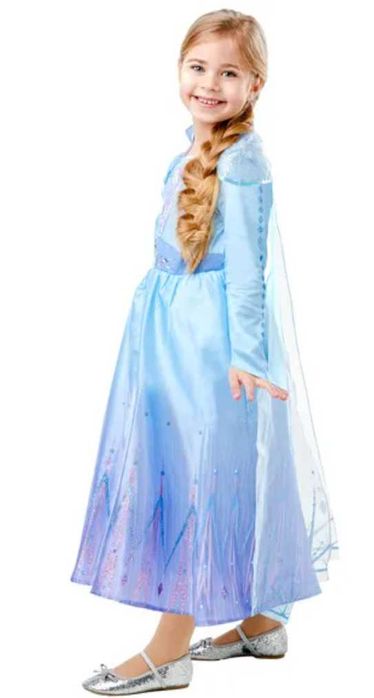 NOWY strój karnawałowy ELZA ELSA Kraina Lodu Frozen II 116/122 (8)
