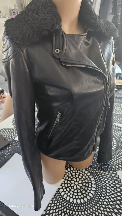 Massimo Dutti kurtka damska skóra XS