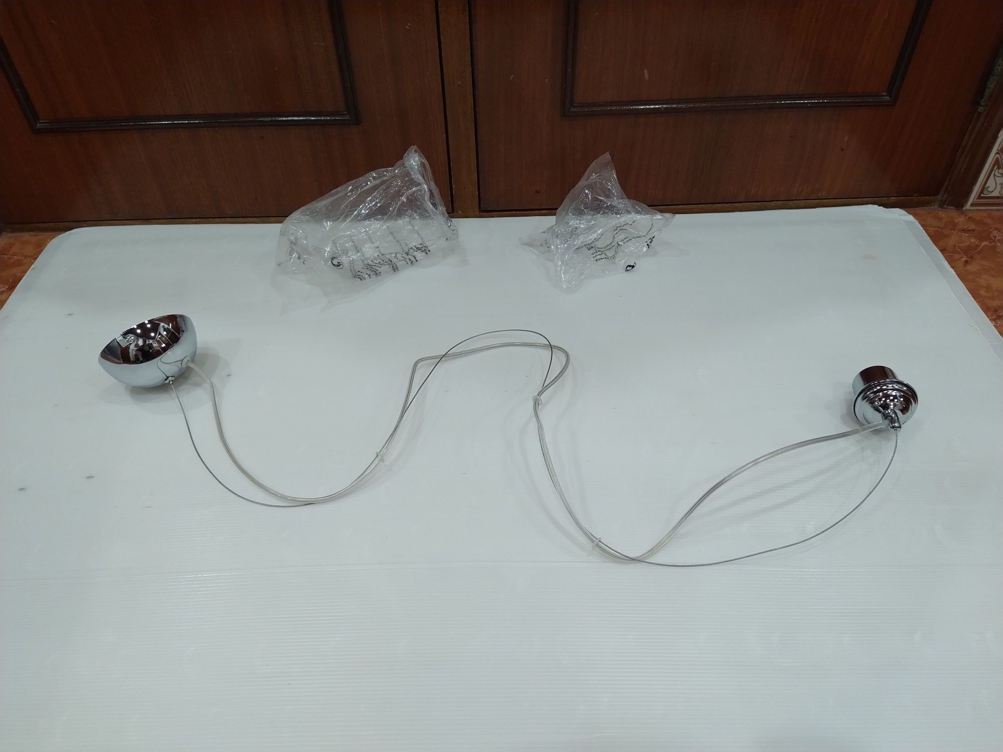 Cabo suspensão candeeiro teto casquilho E 27 casa quarto apartamento.
