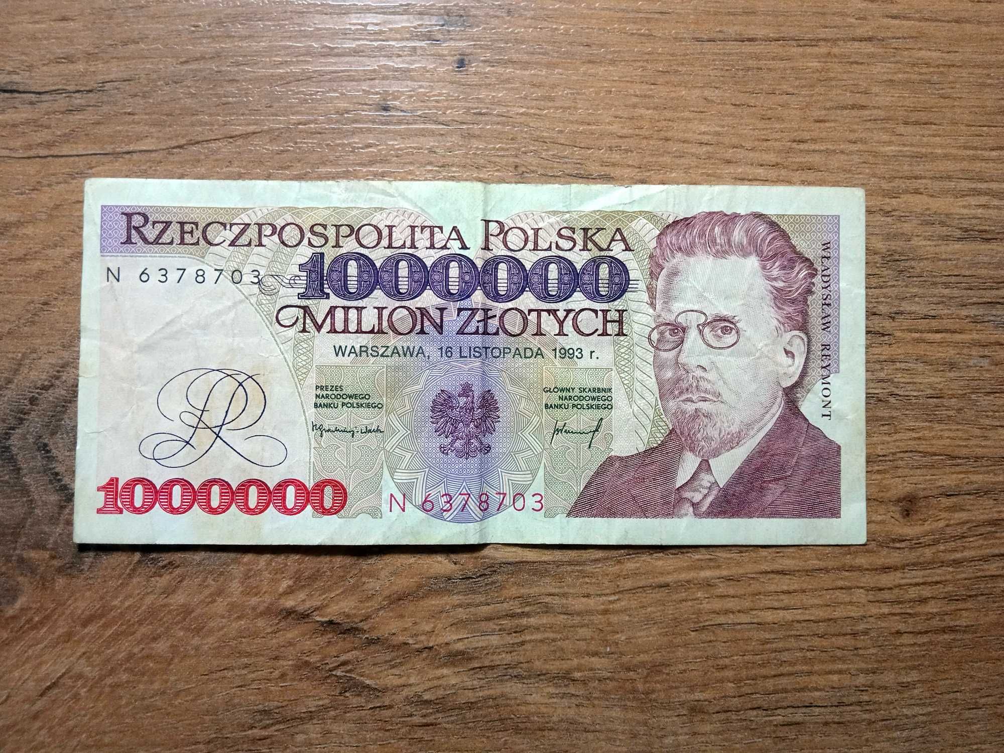 1.000000  zł  1993  - N -   Bardzo Rzadka Seria L8