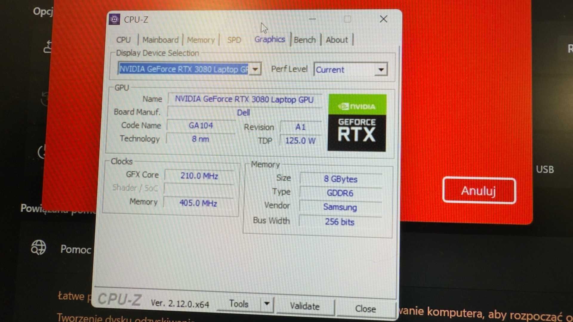 Dell Alienware m15r4 super stan rtx , bogata konfiguracja i9