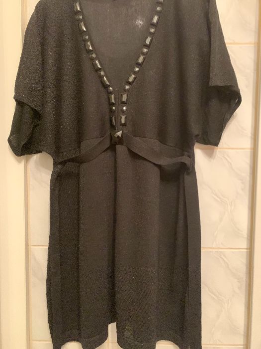 Czarna tunika 40 firmy MK