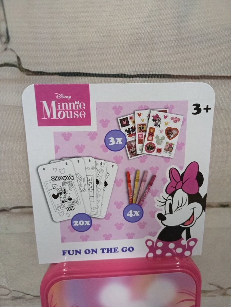 Zestaw do rysowania w podróży myszka Minnie Disney