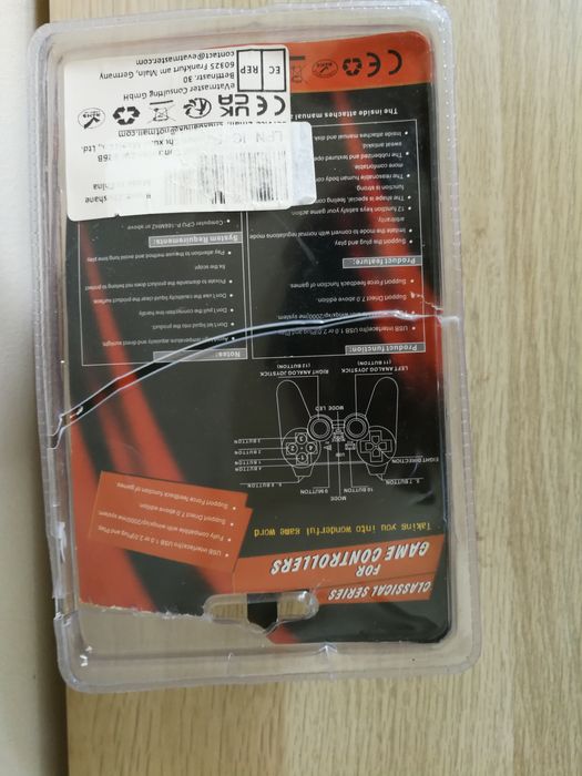 Przewodowy Kontroler Gier USB dla PC/Raspberry Pi ew-626b