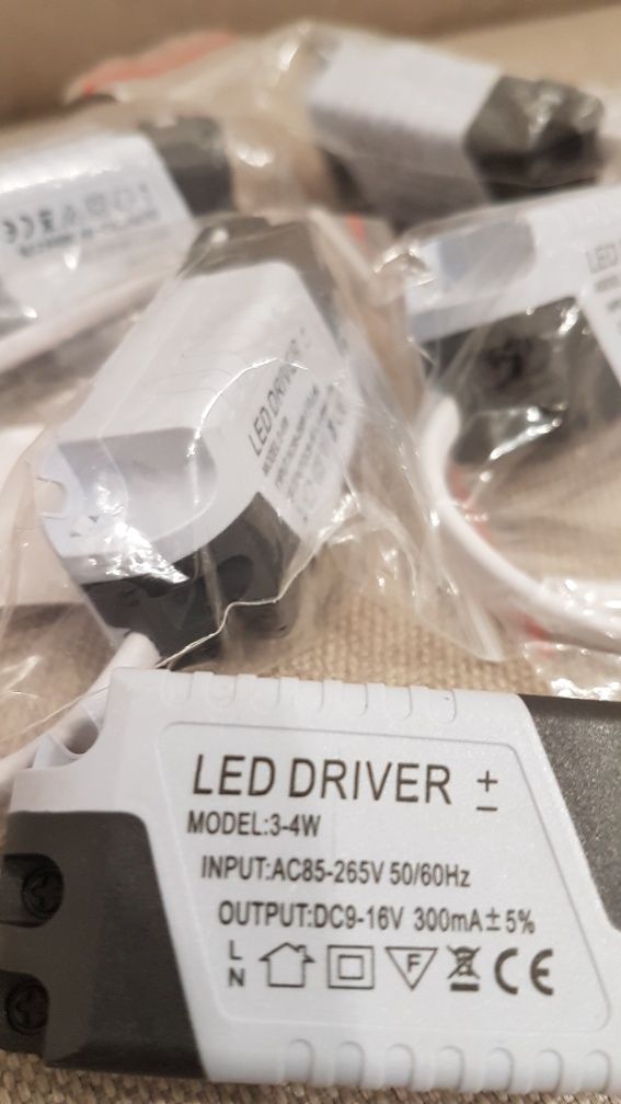 LED драйвер 12вт 3-4w