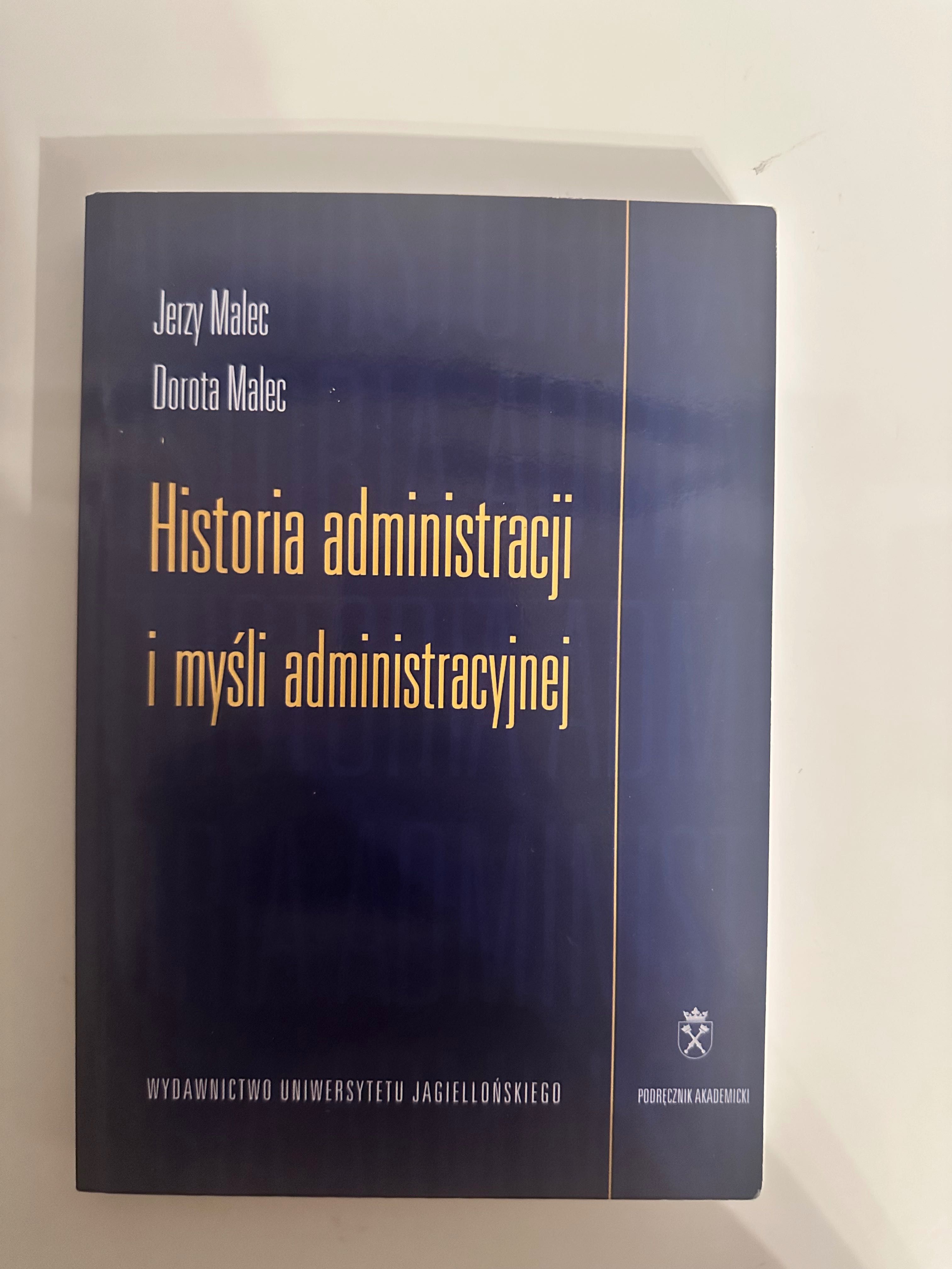 Historia Administracji i myśli administracyjnej