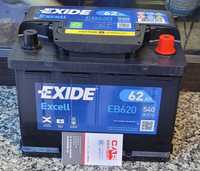 Nowy akumulator exide eb620 62ah 540a