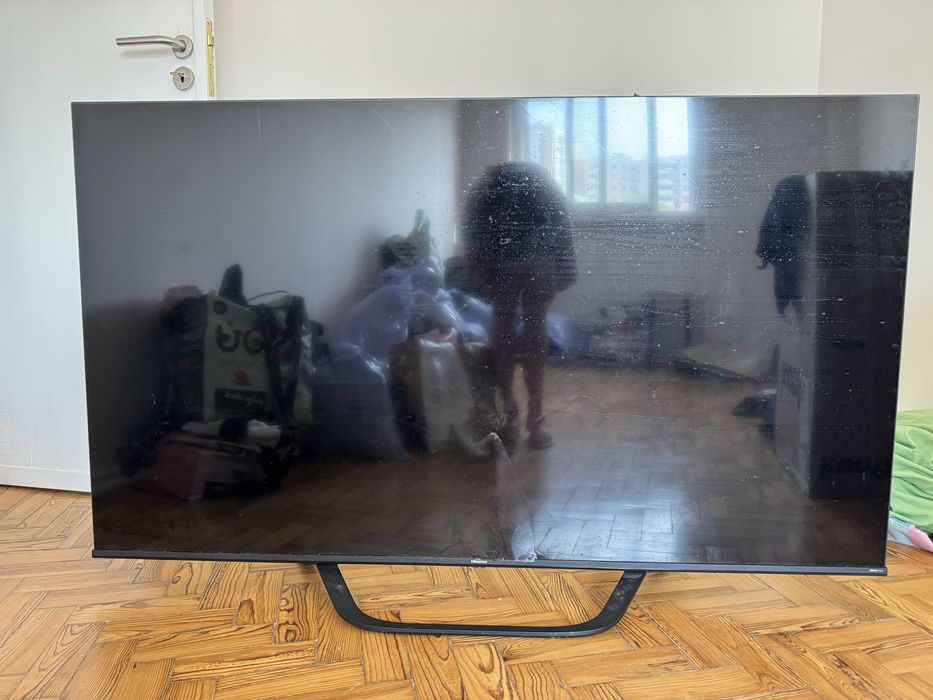 Tv com ecrã partido