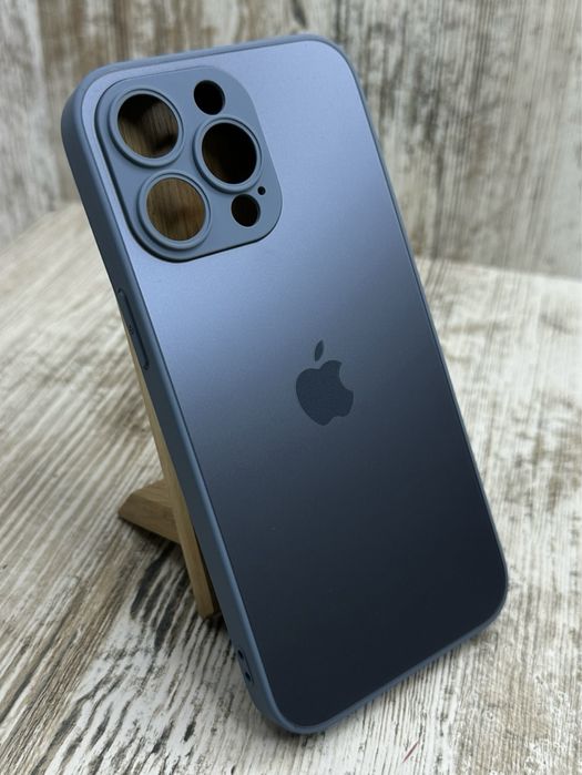 Матовый стеклянный чехол Matt Glass на iPhone 15 Pro/15 Pro Max Чохол