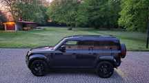Land Rover Defender Defender 110, 5.0 V8 SC 525KM, 2023 I wł, Fv23%, gwarancja, BLACK L663