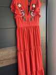 Boohoo sukienka bocho haft dekolt V 40/42 new %%%