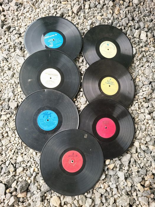 Stare płyty winylowe winyle 7 sztuk dekoracje muzyczne