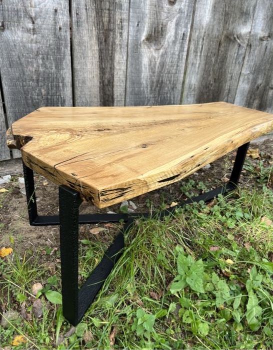 Stolik kawowy, ława dębowa, loftowa ława z drewna dębowego