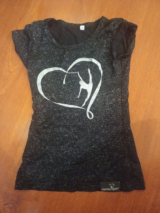 Koszulka do gimnastyki artystyczenej uks silesia  merino sport