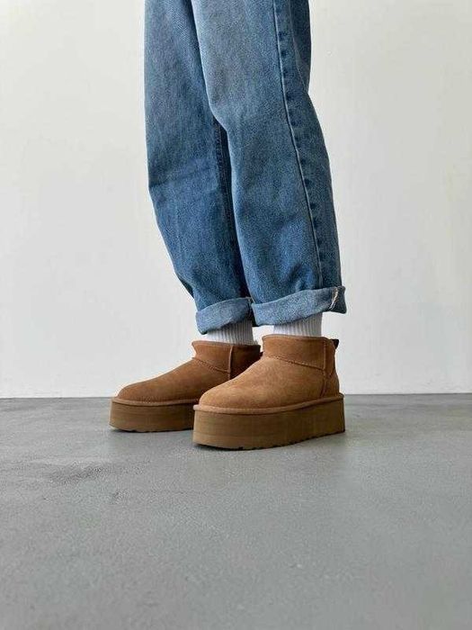 Угги/Угг/Уггі/Уги/Угі/UGG Australia Ultra Mini Platform Chestnut