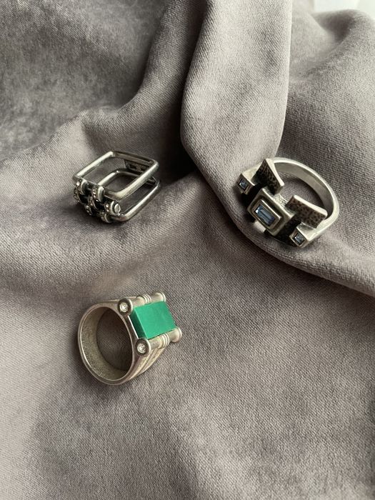 дизайнерские кольца, серебро