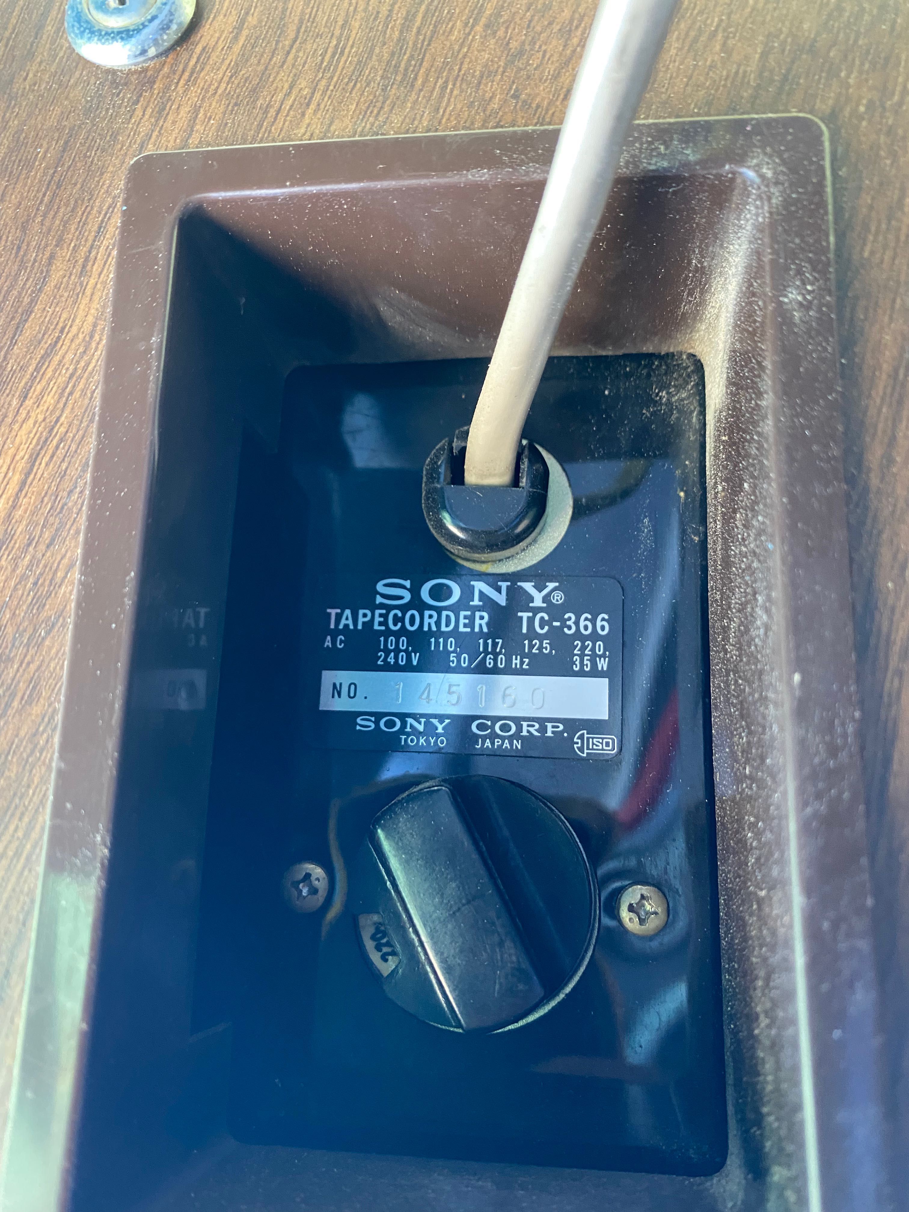 SONY TC-366 - Solid state