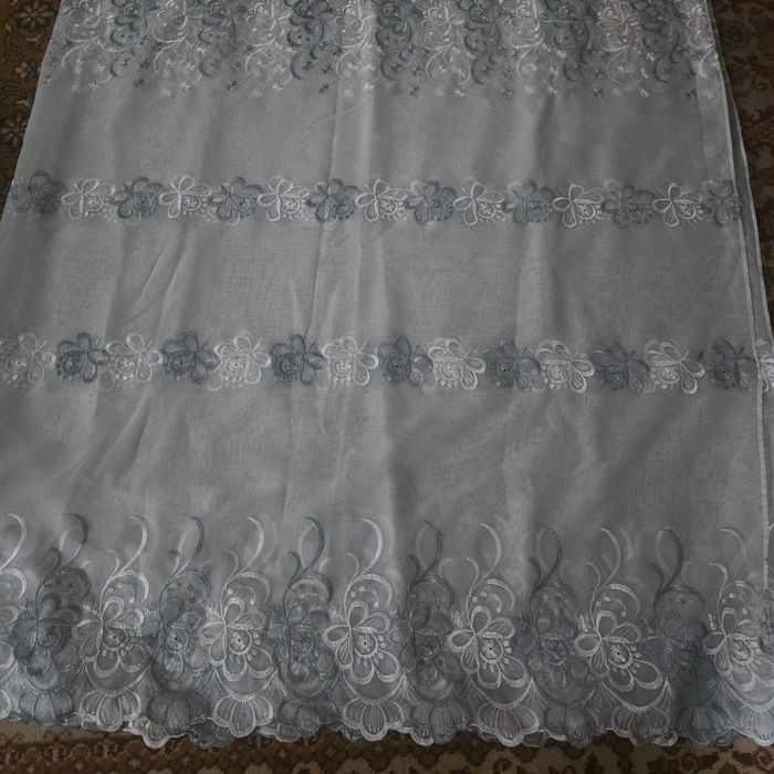 Тюль сіренька 2,80х 4,58